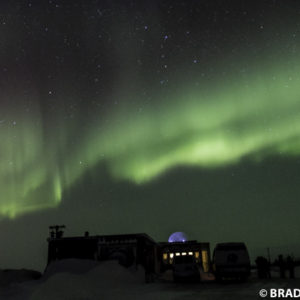 aurora domes, churchill, Manitoba canada